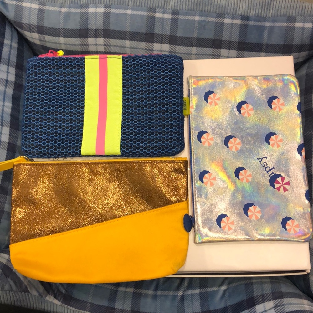 3 Ipsy Makeup Travel Bags